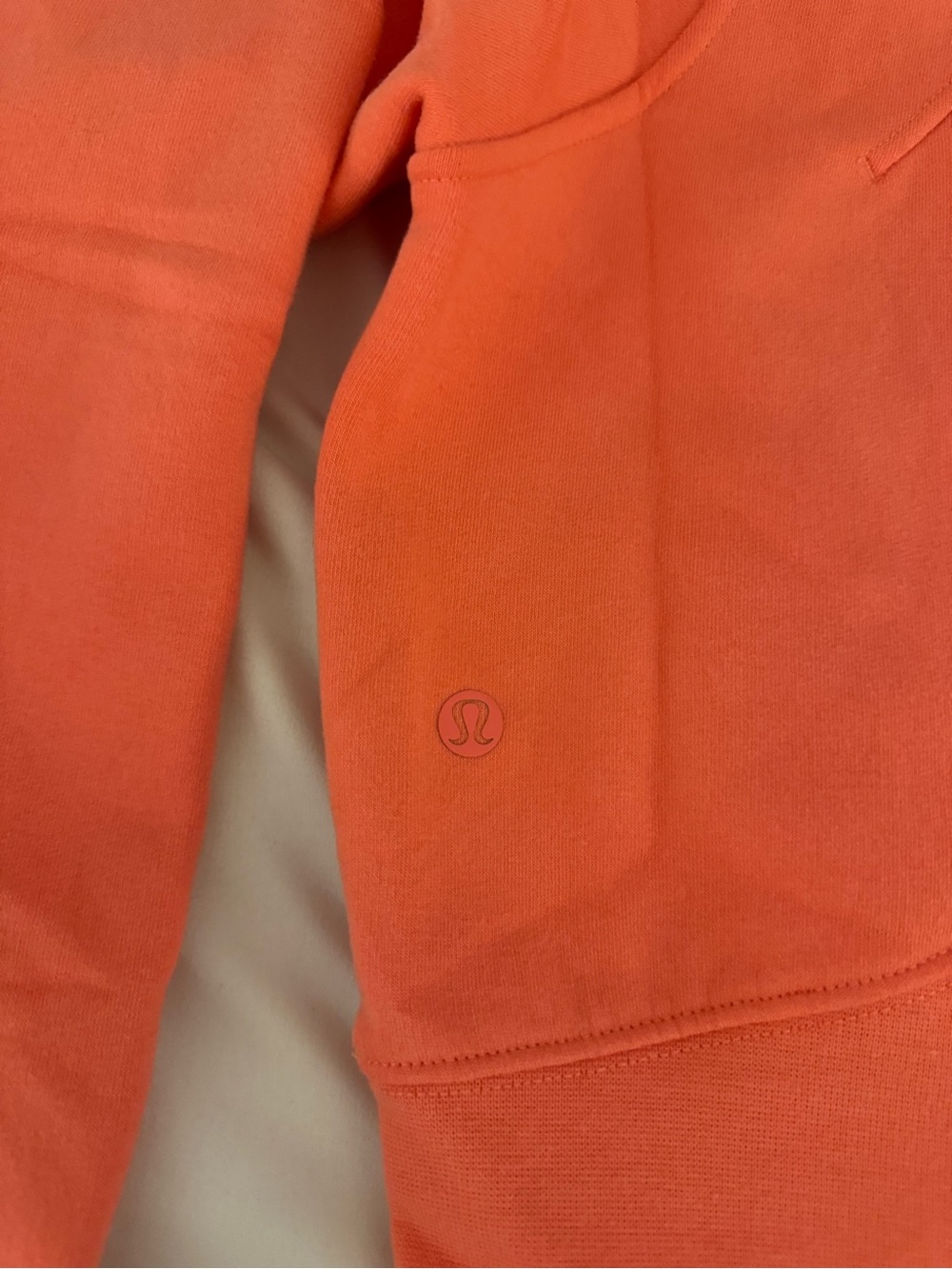 Lululemon All Yours Cropped Hoodie in Raspberry Cream - Picture 5 of 9